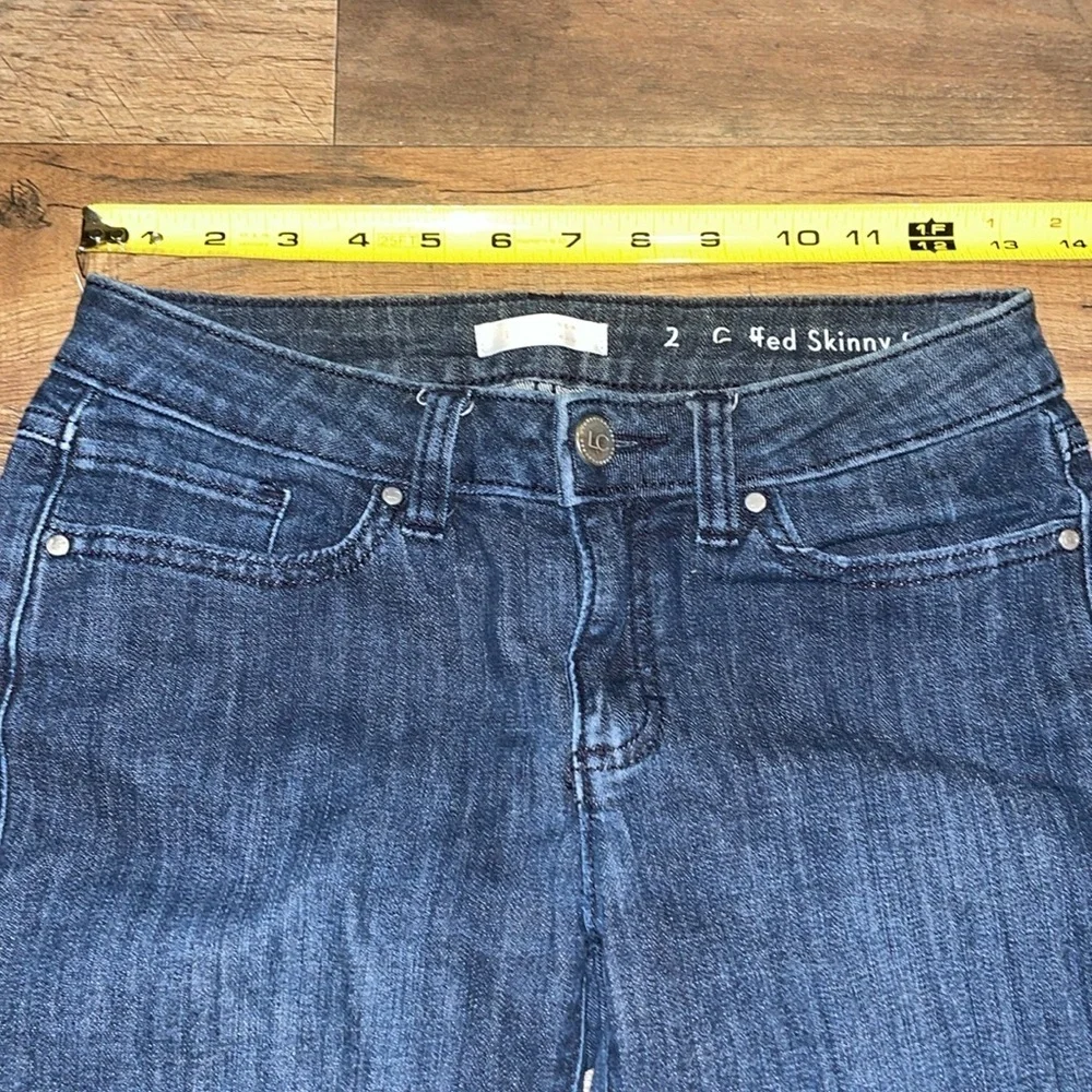 Lauren Conrad cuffed Skinny Crop Jeans.‎  Size 2